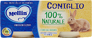 MELLIN OMOGENEIZZATO CONIGLIO 80GR X2