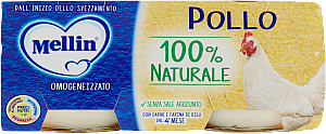 MELLIN OMOGENEIZZATO POLLO 80GR X2