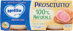 MELLIN OMOGENEIZZATO PROSCIUTTO 80GR X2