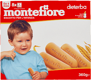 MONTEFIORE BISCOTTI     360 GR