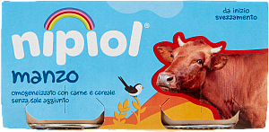 NIPIOL OMOGENEIZZATO ALLA CARNE MANZO 80GR X2 160 GR