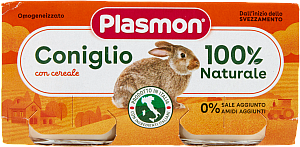 PLASMON OMOGENEIZZATO CONIGLIO   80G X2