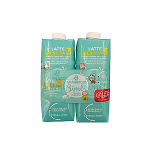 GRANAROLO LATTE CRESCITA3 500X2   1.000 ML